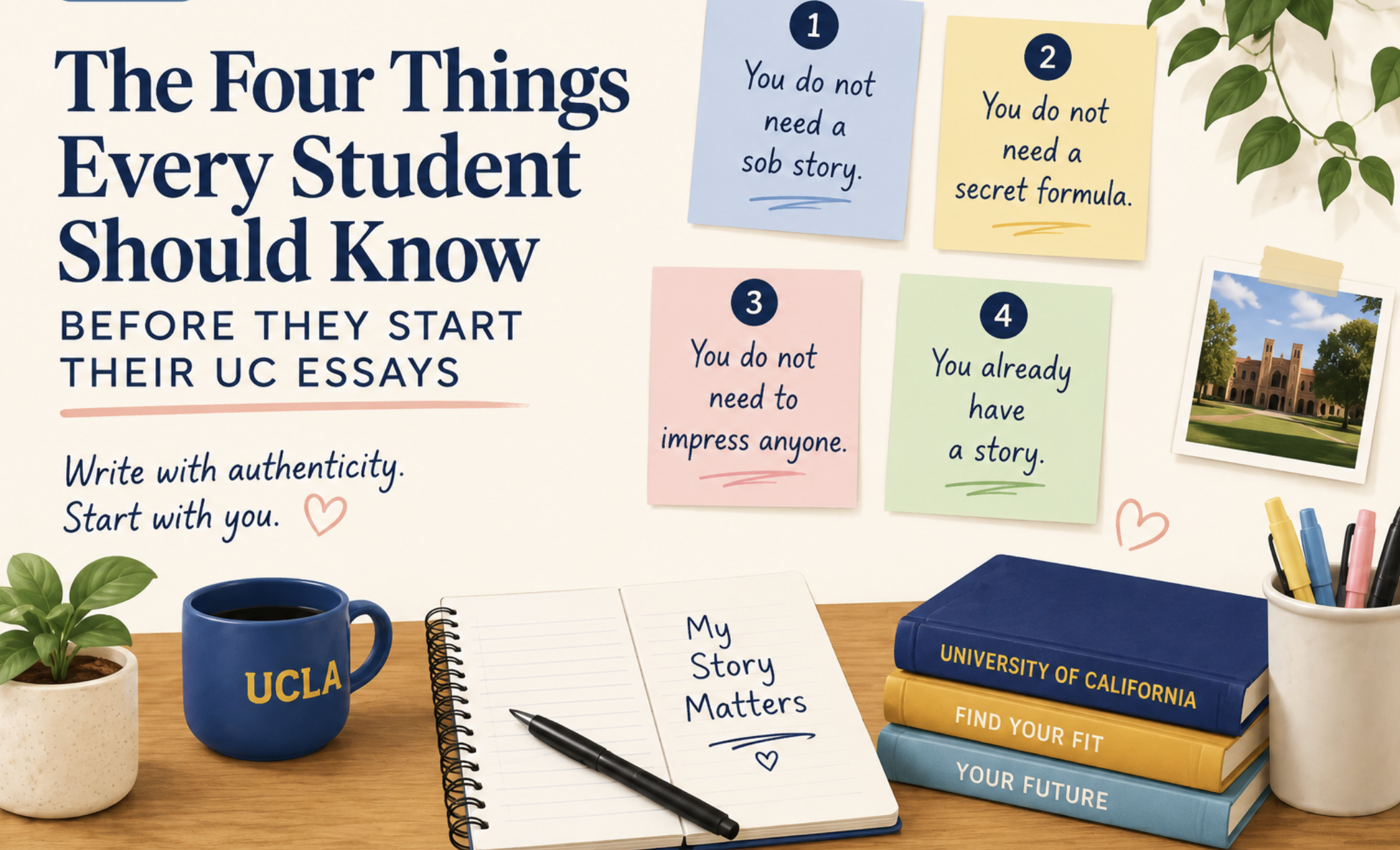 The Four Things Every Student Should Know Before They Start Their UC Essays