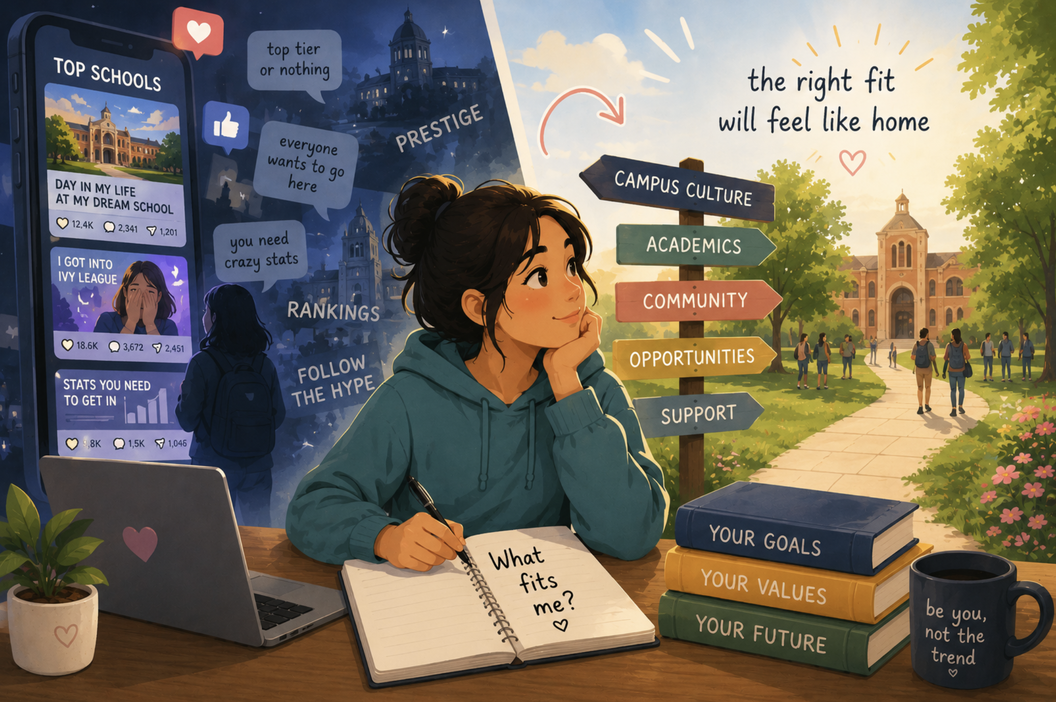 Don't Let Social Media Choose Your Dream School