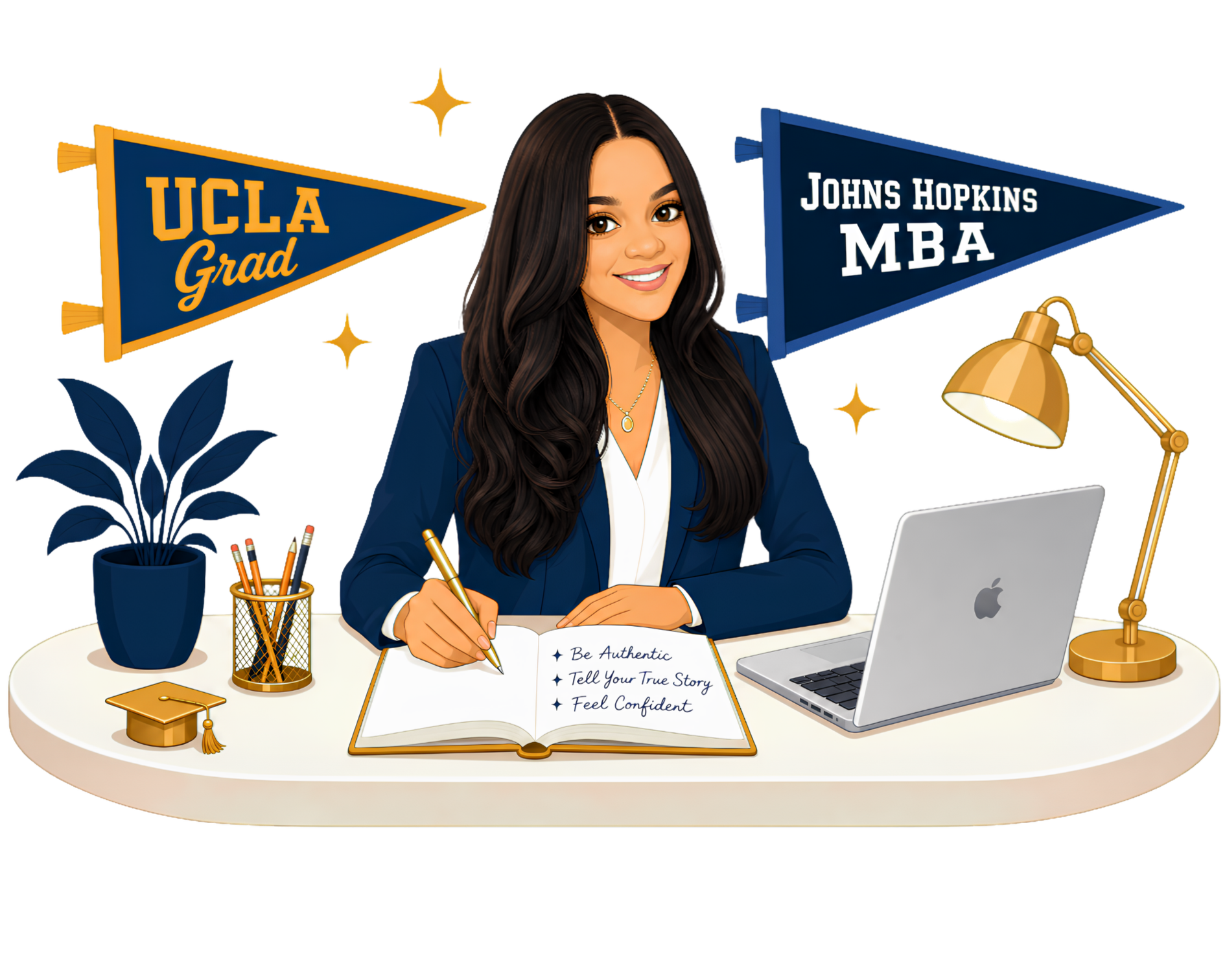 Founder of Elevate Scholars Academy, a UCLA graduate and Johns Hopkins MBA candidate, providing personalized college essay review services for Common App, UC, and supplemental essays.