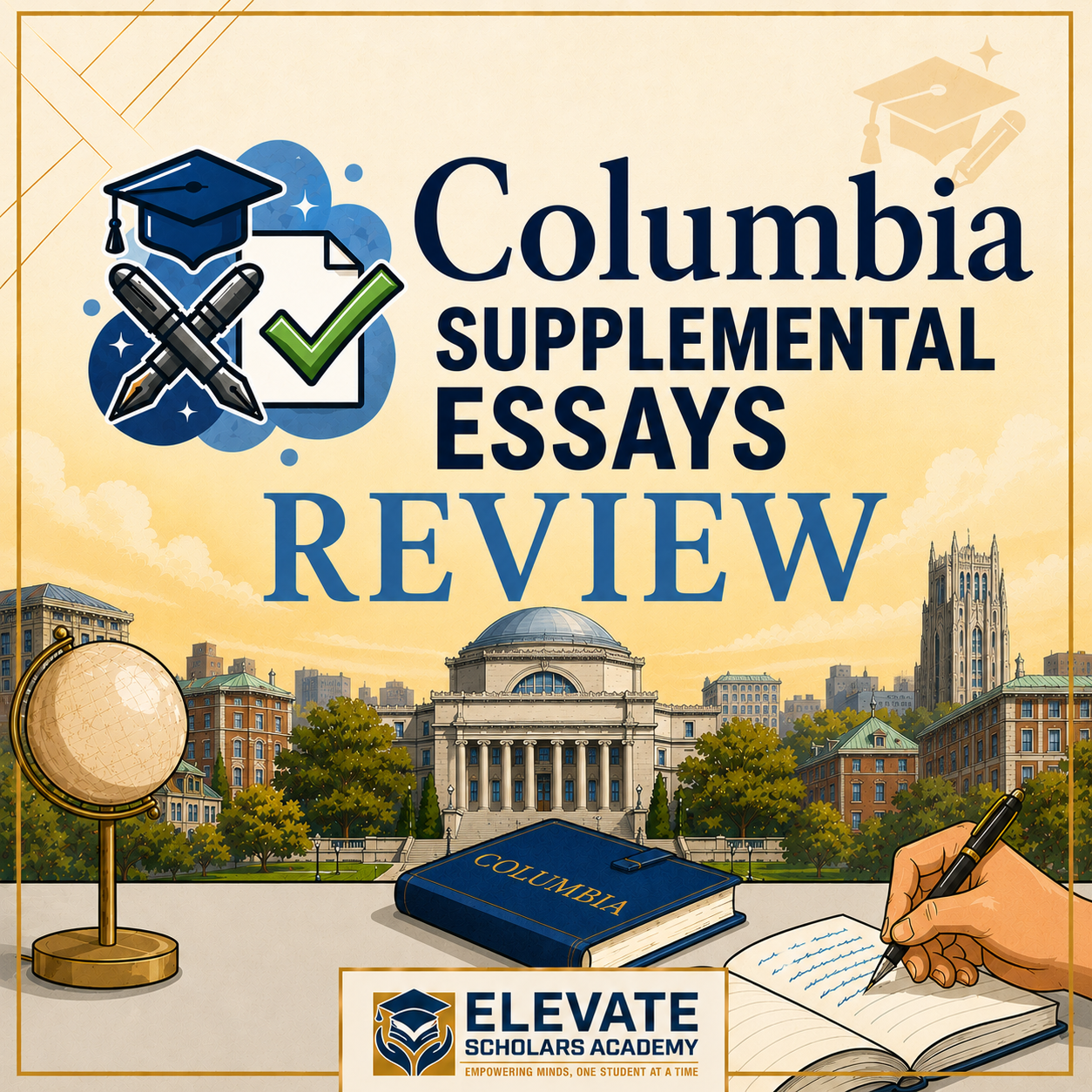 Columbia Supplemental Essays Review  (3-5 Days)