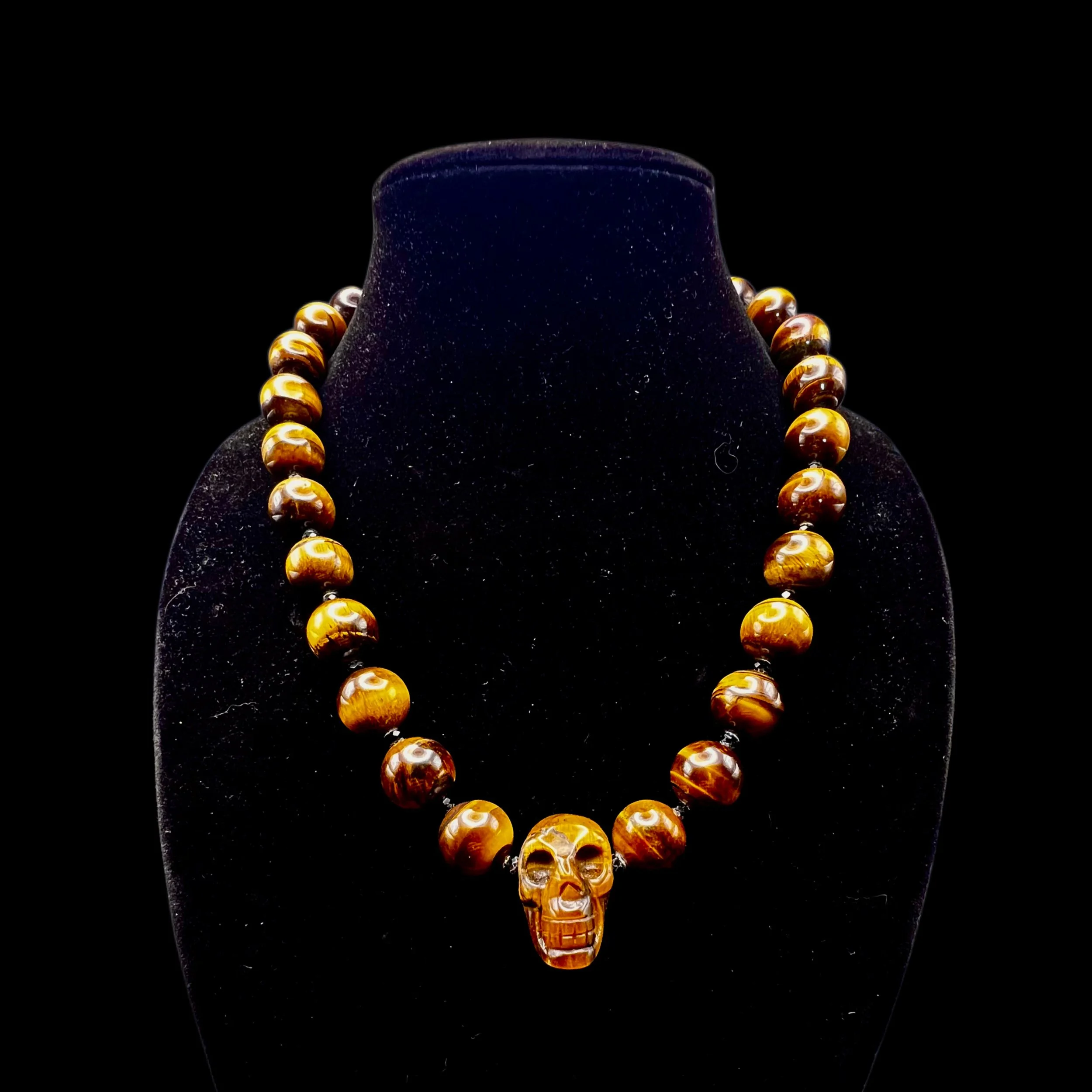 Tigers Eye Skull