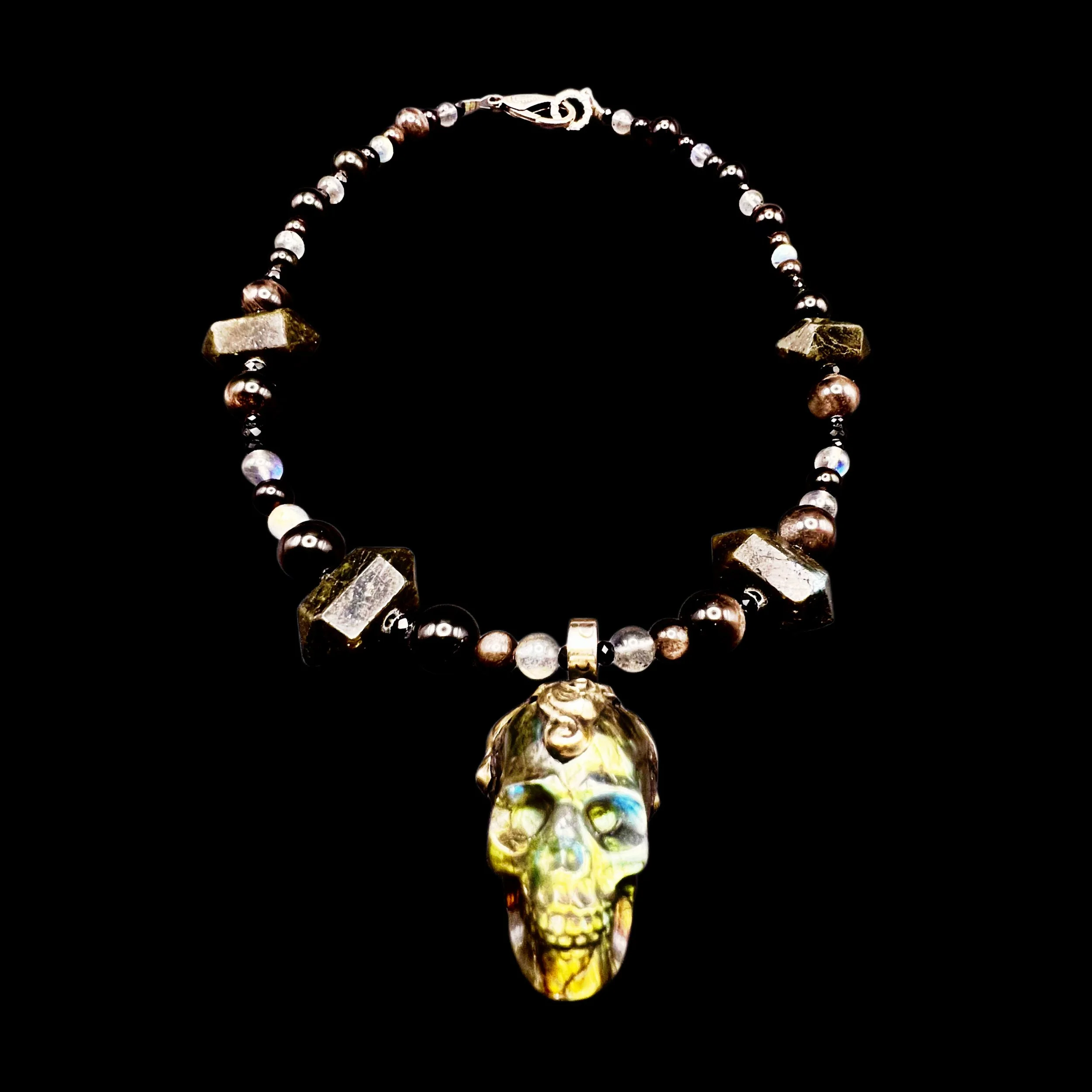 Labradorite Skull