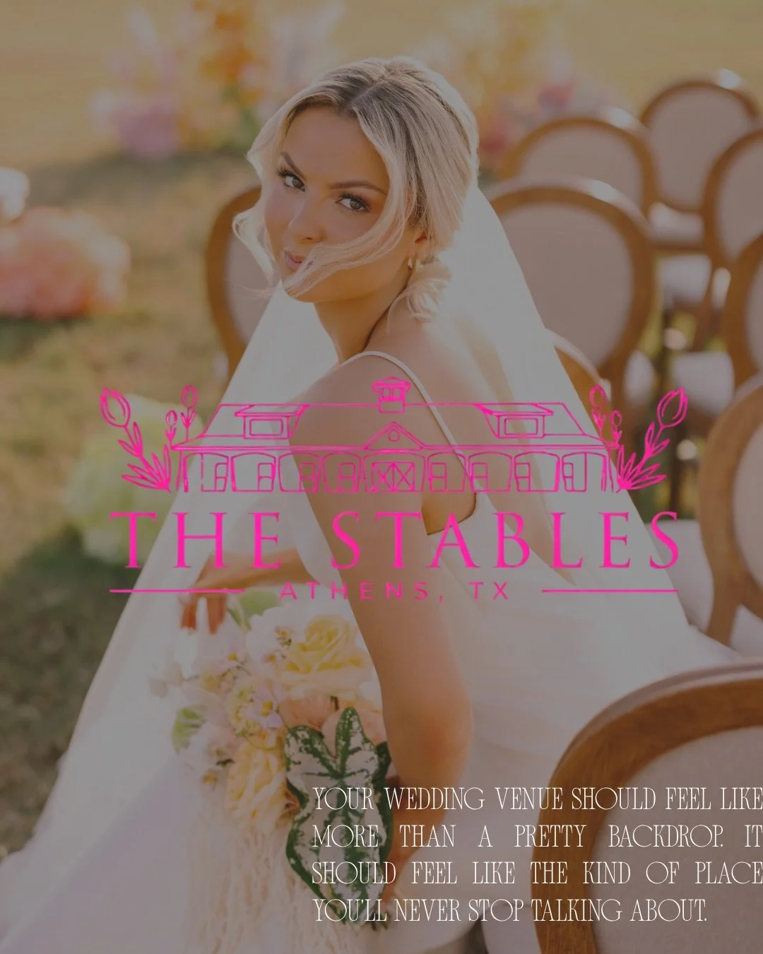 Your love story deserves a venue that just gets it.

The Stables is the perfect mix of effortless, elevated, and a little bit unexpected. Gorgeous grounds, unforgettable spaces, and all the room to make your wedding feel like you. The venue everyone 