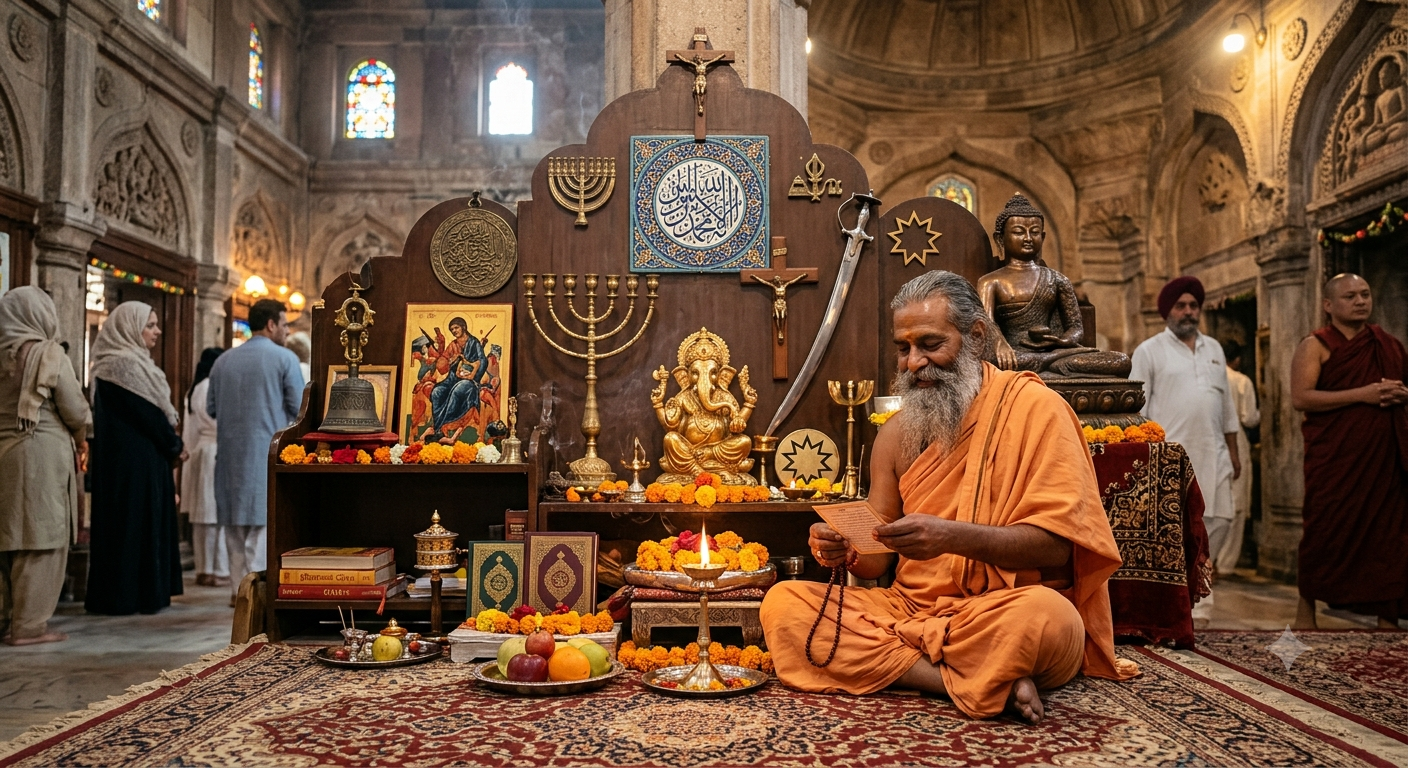 Saffron Man goes into exile to meditate harder than the men before him and win their own game.