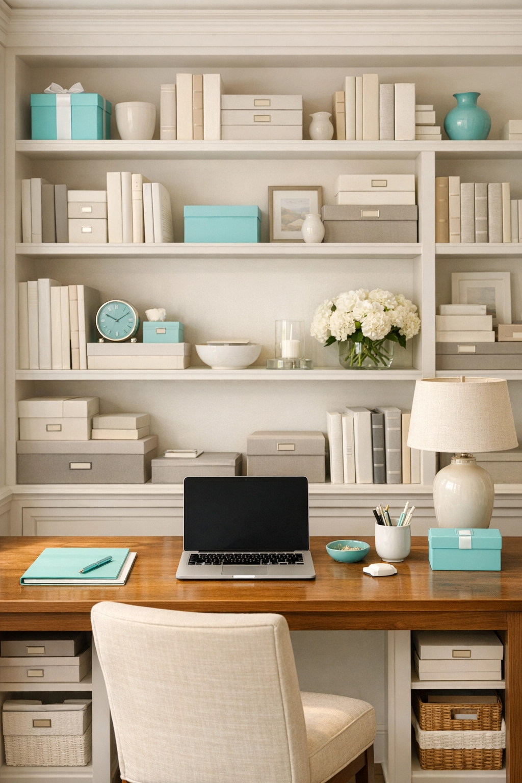 Beautifully organized home office