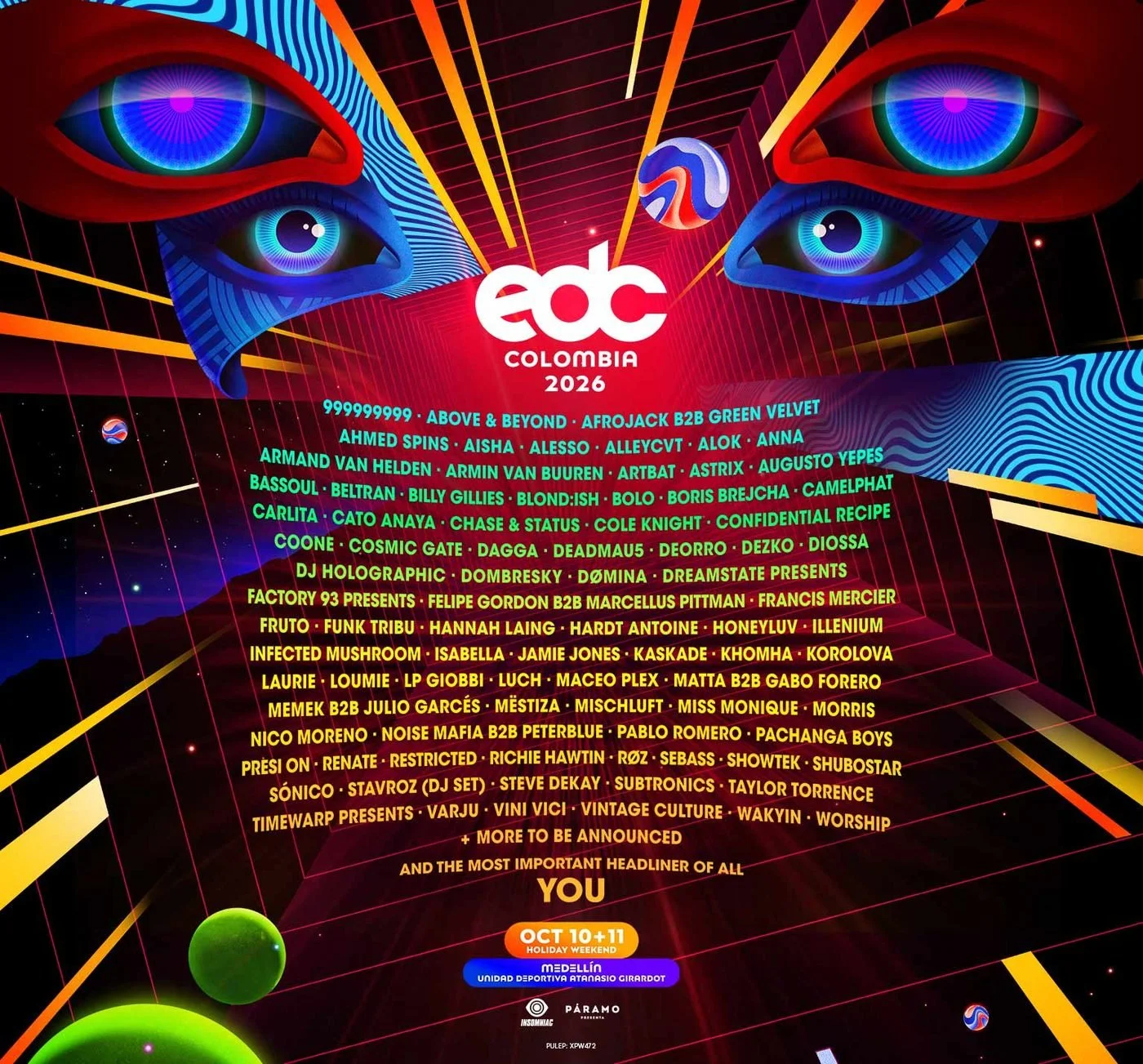 EDC Colombia — Paquete Concierto
