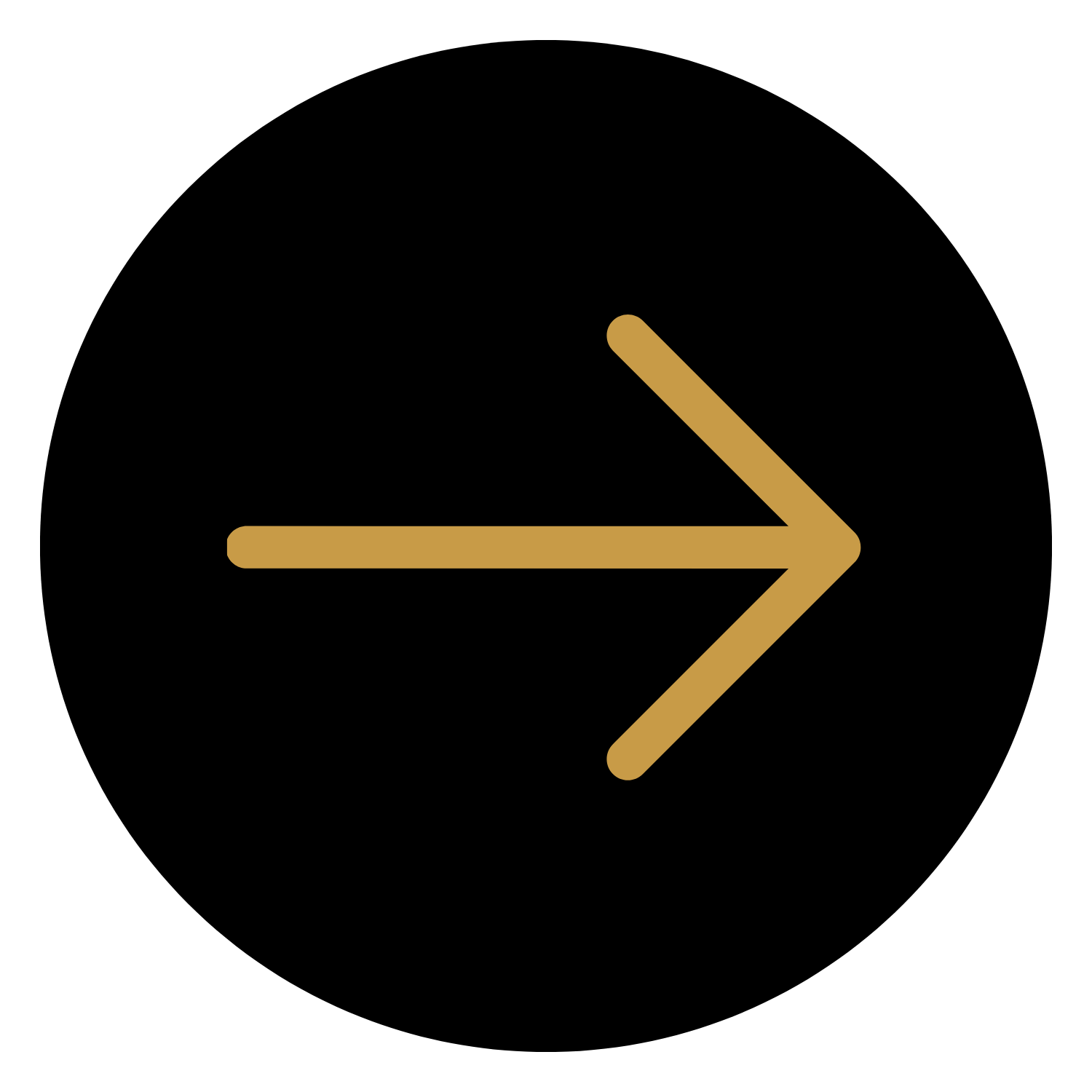 Black background with a large gold arrow pointing to the right.