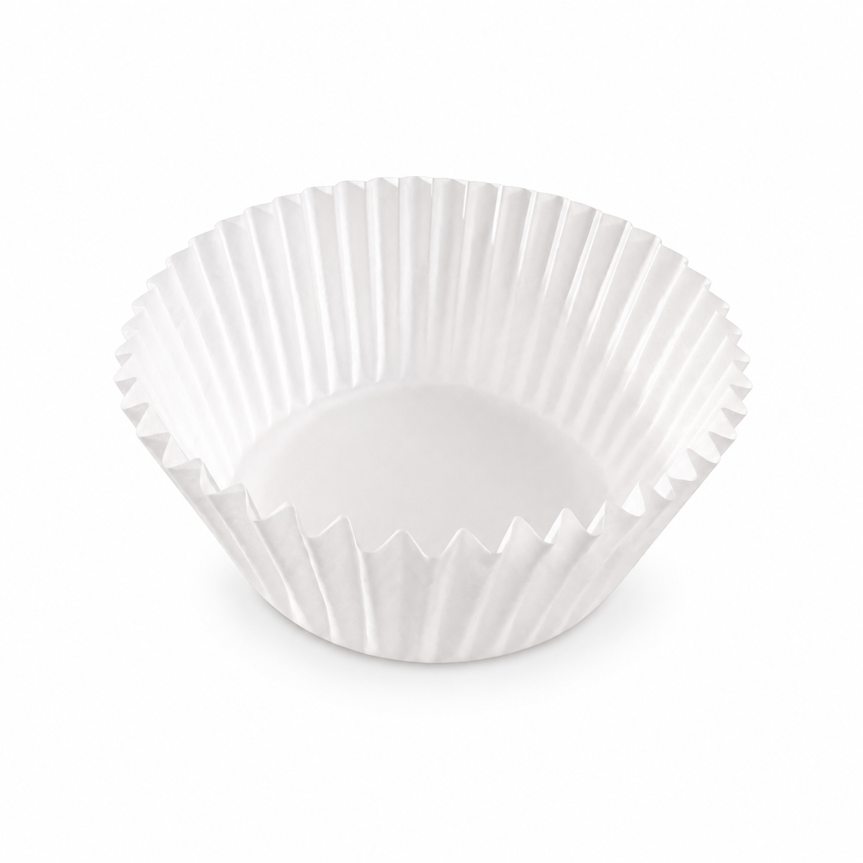 plain white paper cupcake liner