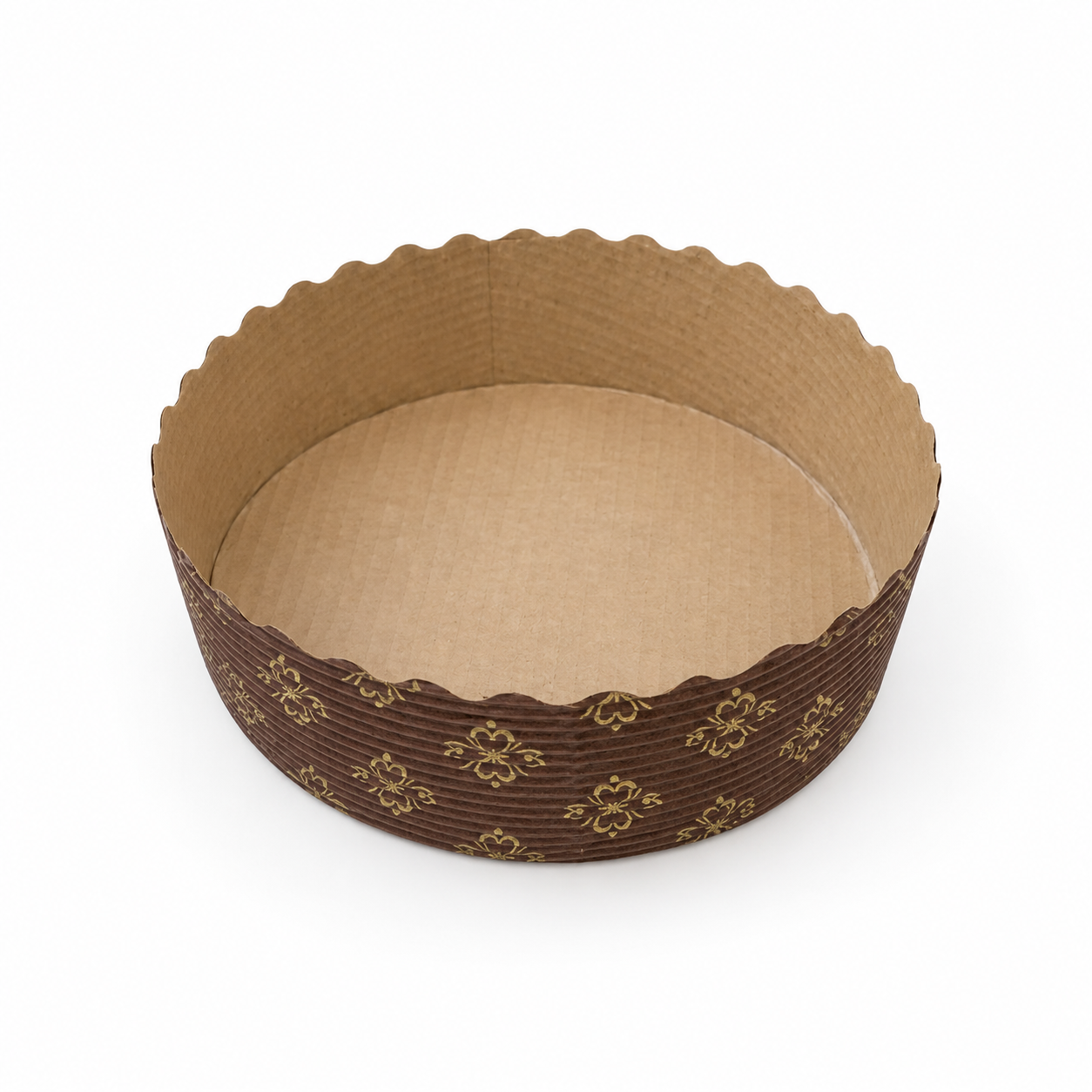 Panettone baking mold made with greaseproof paper