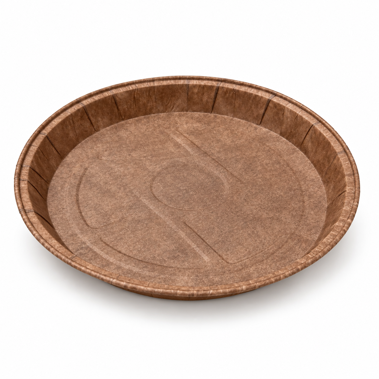 PakNature uncoated greaseproof paper baking mold, round shape, natural kraft finish