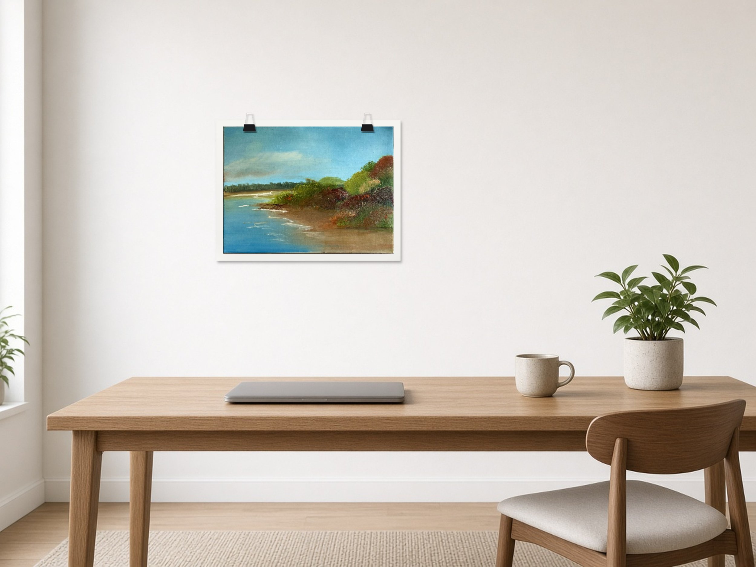 Where the Trees Meet the Tide on Fine Art Paper