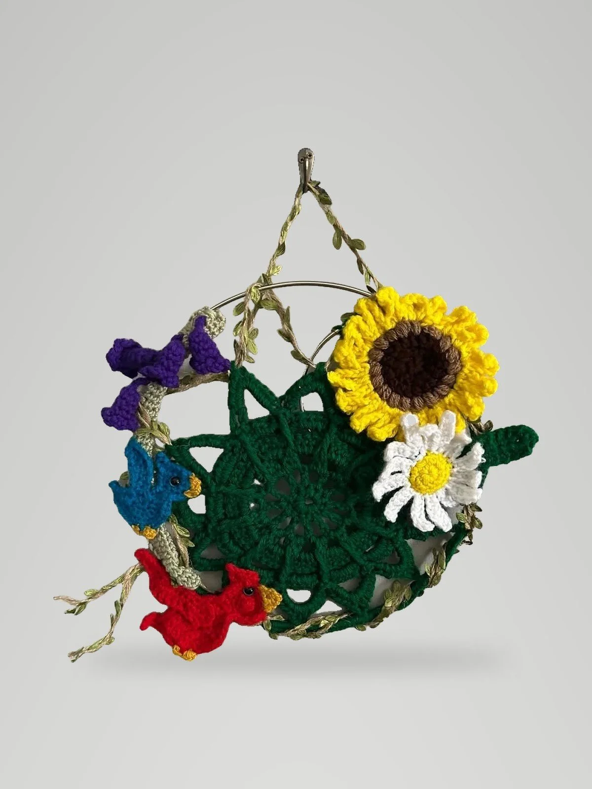 Crochet wall hanging