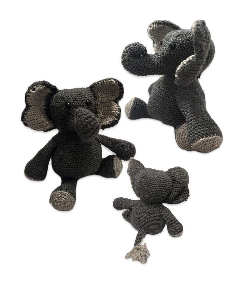 Elephant amigurumi