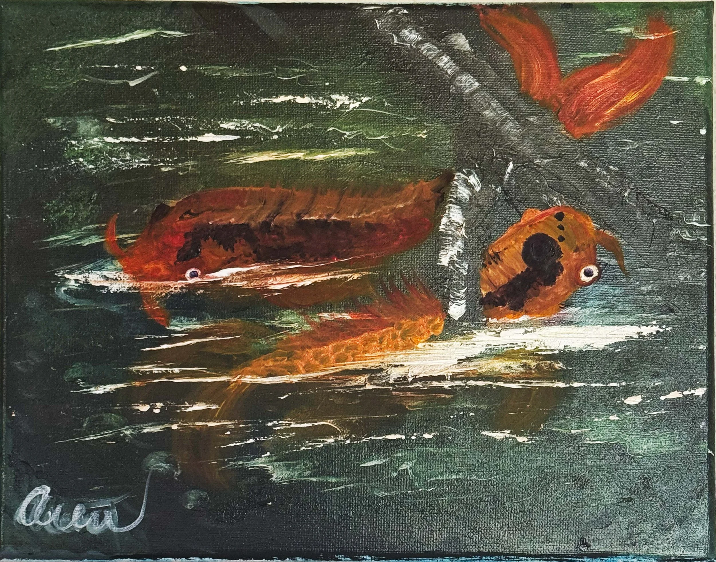 Koi in Motion — Art Print