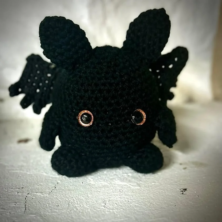 Mothman amigurumi