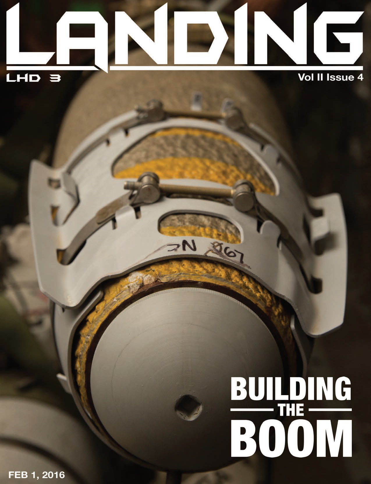 LANDING magazine cover, Volume II Issue 4 - ordnance maintenance feature