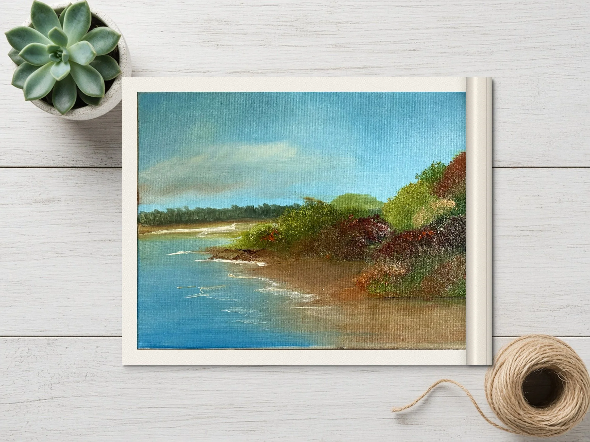Where the Trees Meet the Tide on Rolled Canvas