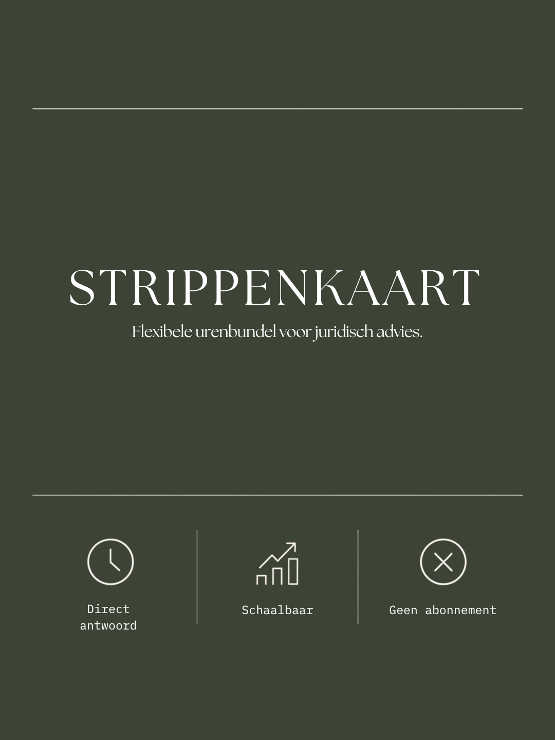 Strippenkaart (Flexibele Urenbundel)