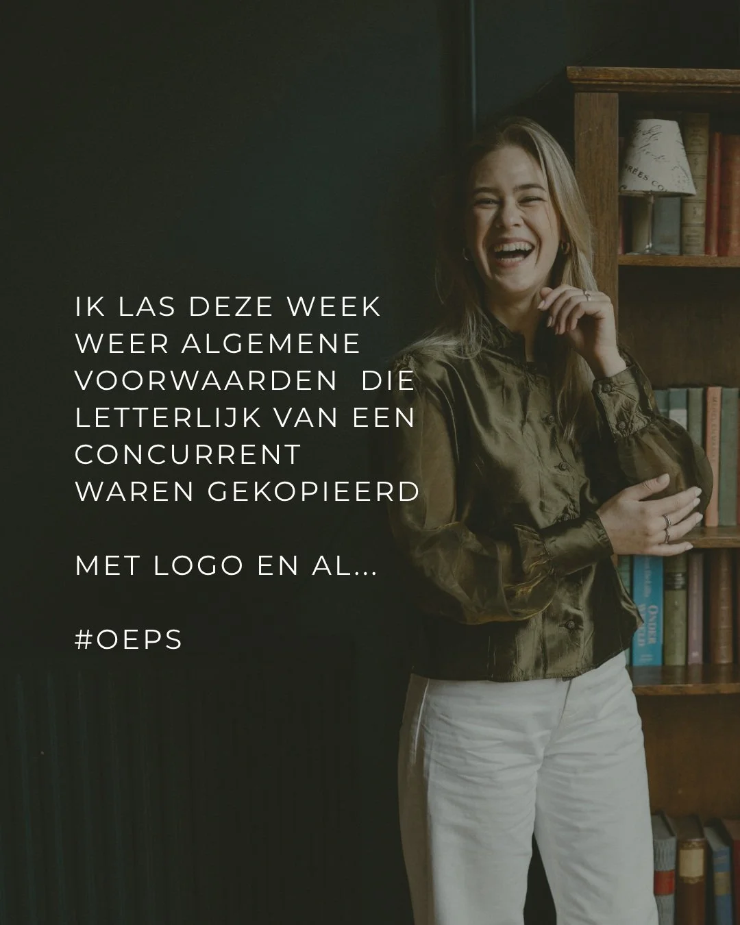 Ik las deze week weer een AV die letterlijk van een concurrent was gekopieerd. 
Logo en al. De naam van het andere bedrijf stond er nog gewoon in.

Dat is het extreme voorbeeld.
Maar de gedachte erachter zie ik bijna elke week: "Ik heb toch al i