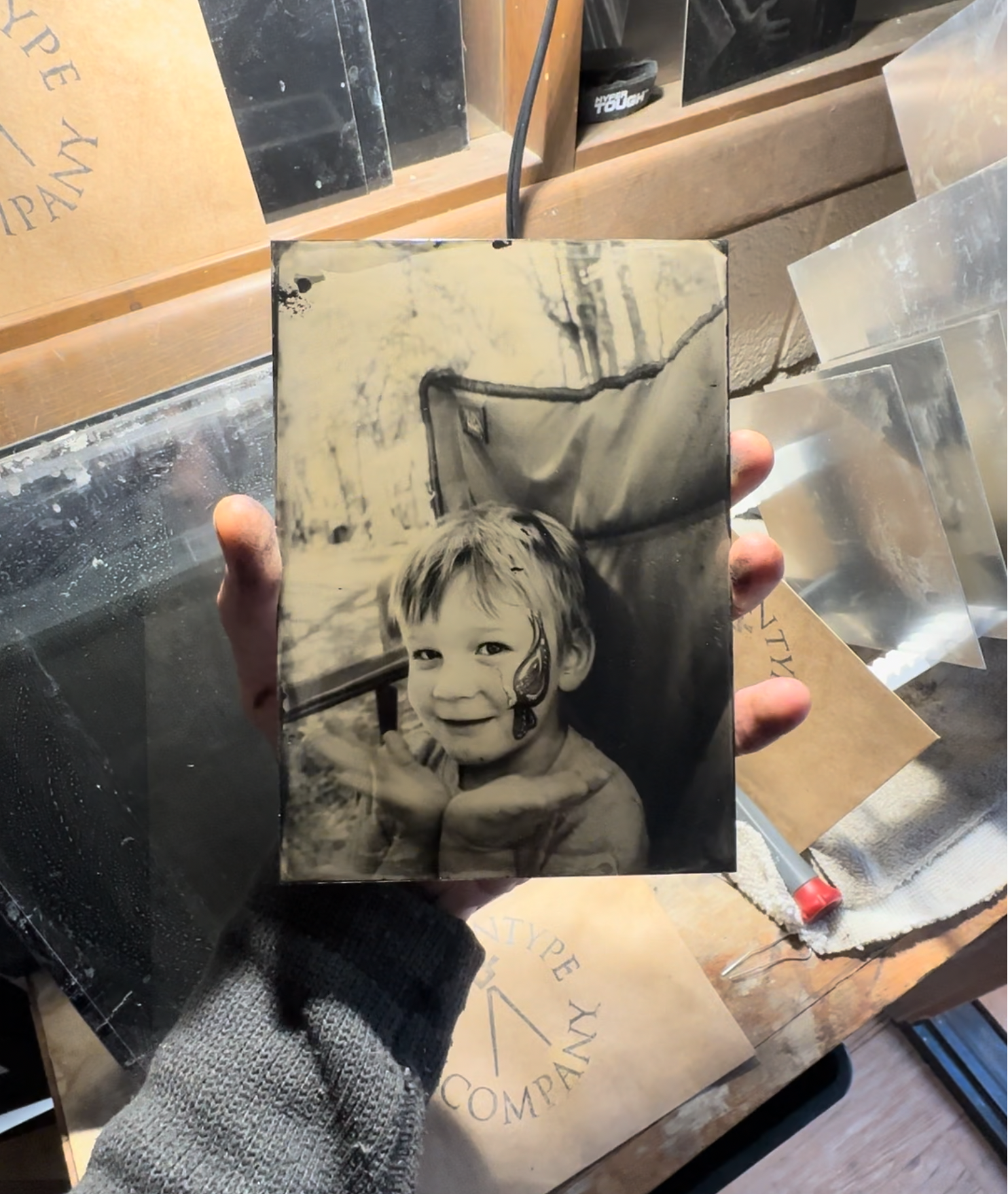 5x7 Digital Tintype