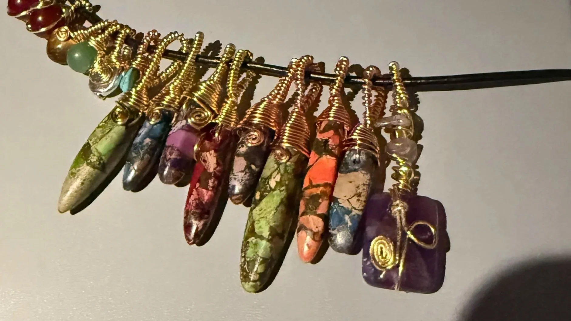 Crushed Crystal Pendant