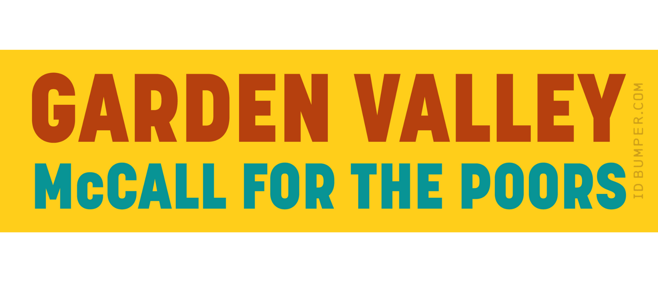 GARDEN VALLEY FOR THE POORS