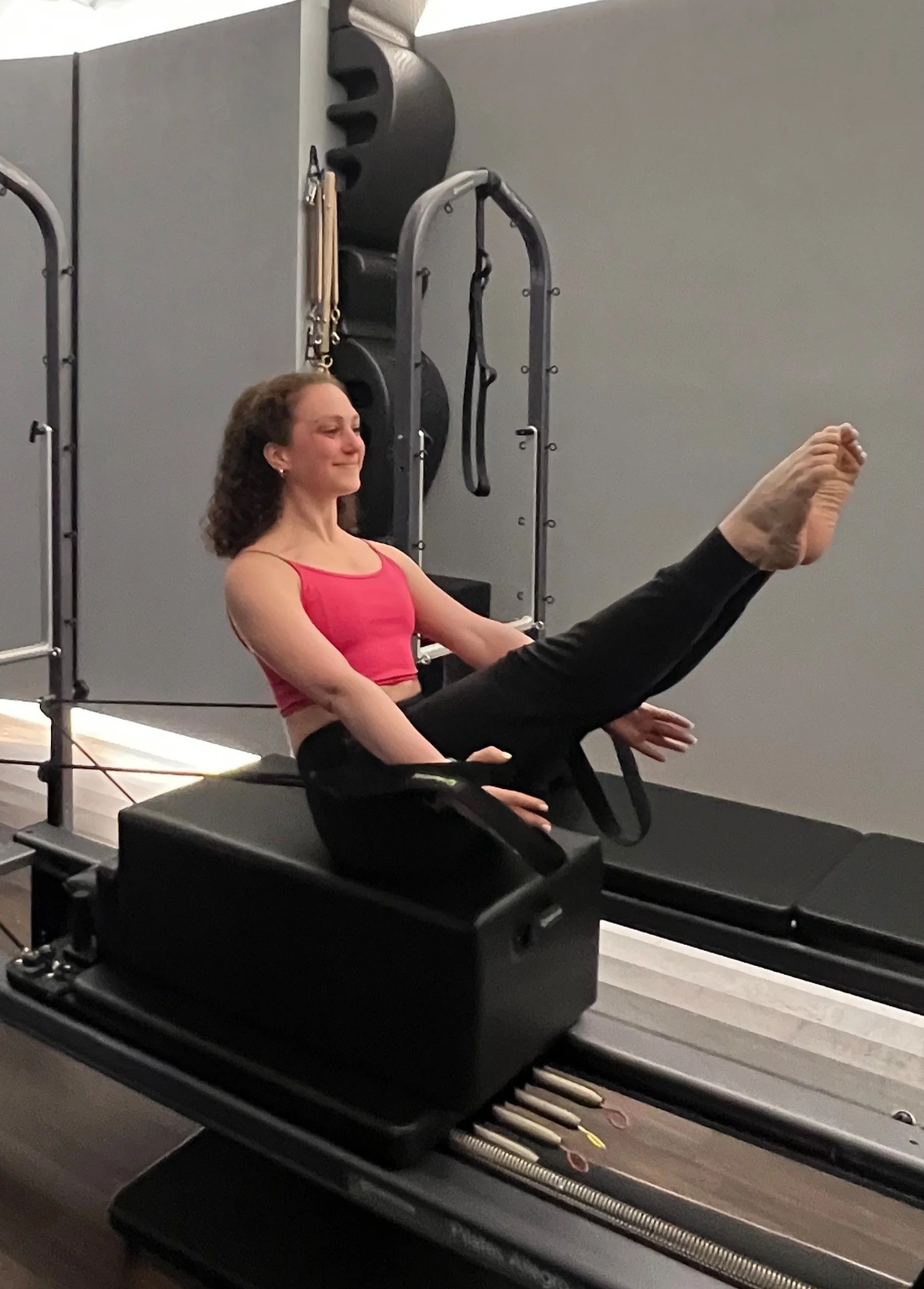 Lauren demonstrating Advanced Reformer