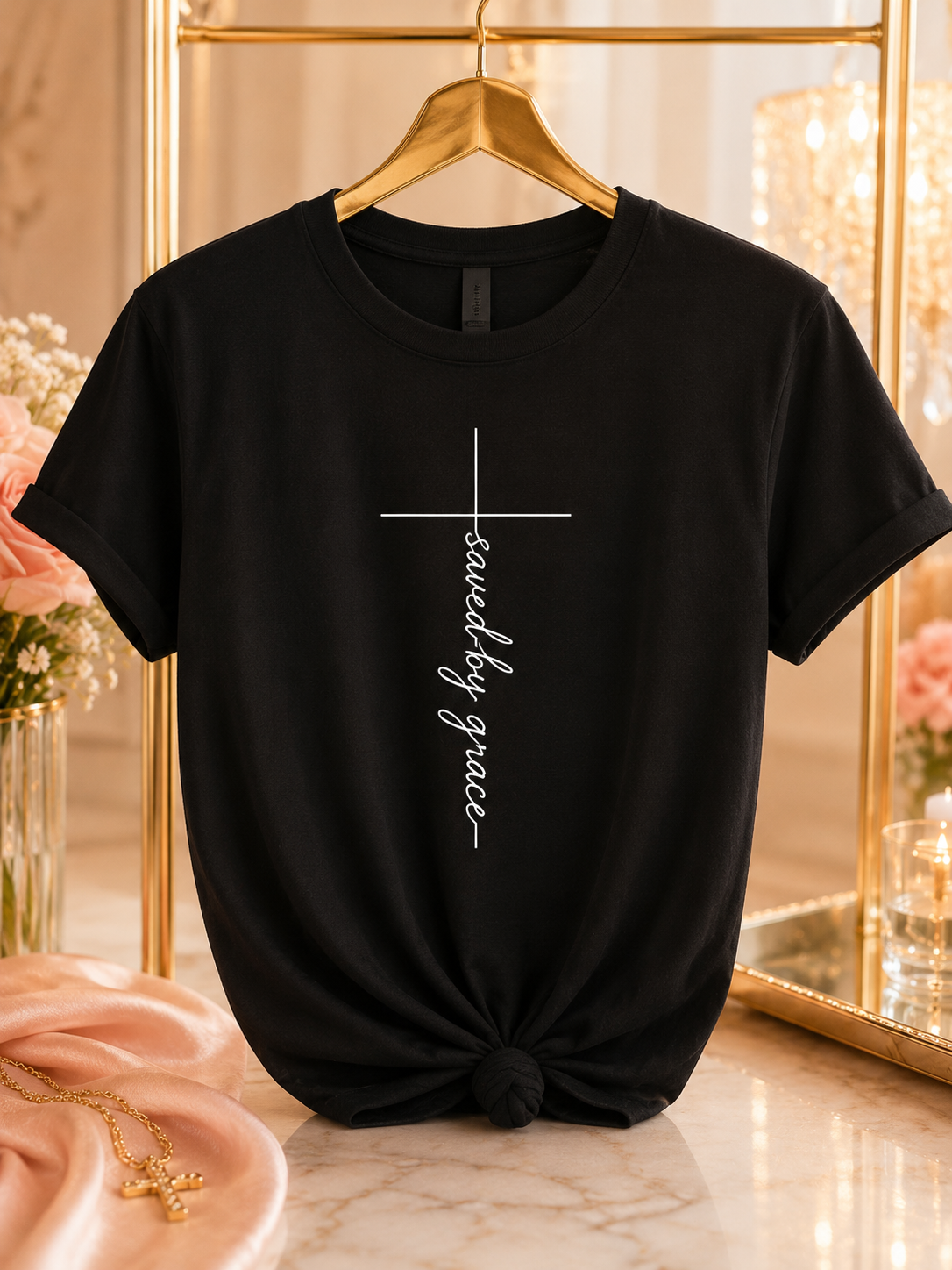 Saved By Grace ~ Women’s Tee
