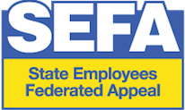 SEFA logo with yellow banner stating 'State Employees Federated Appeal'