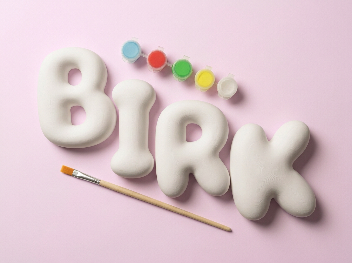 Koselie Bubble Letters DIY