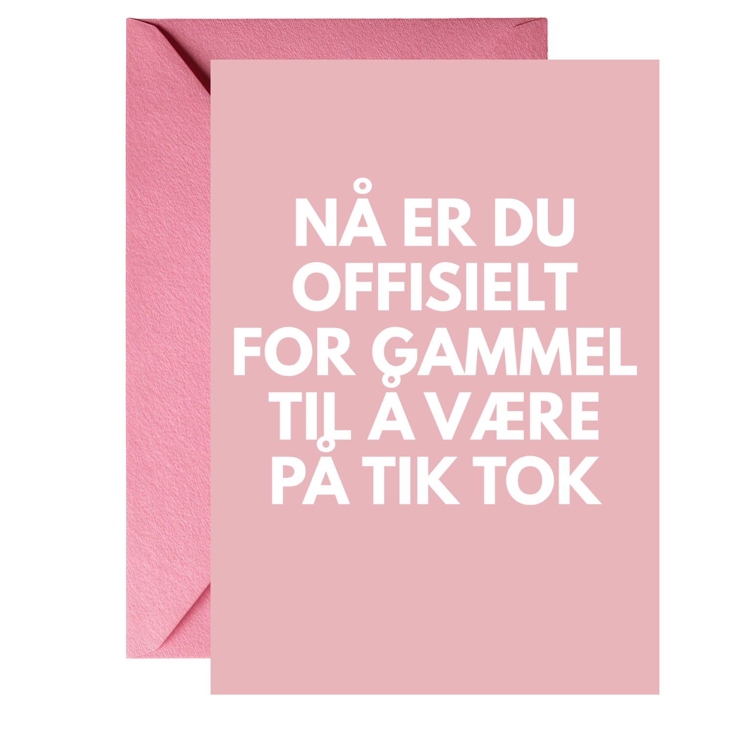 NÅ ER DU OFFISIELT FOR GAMMEL TIL Å VÆRE PÅ TIK TOK
