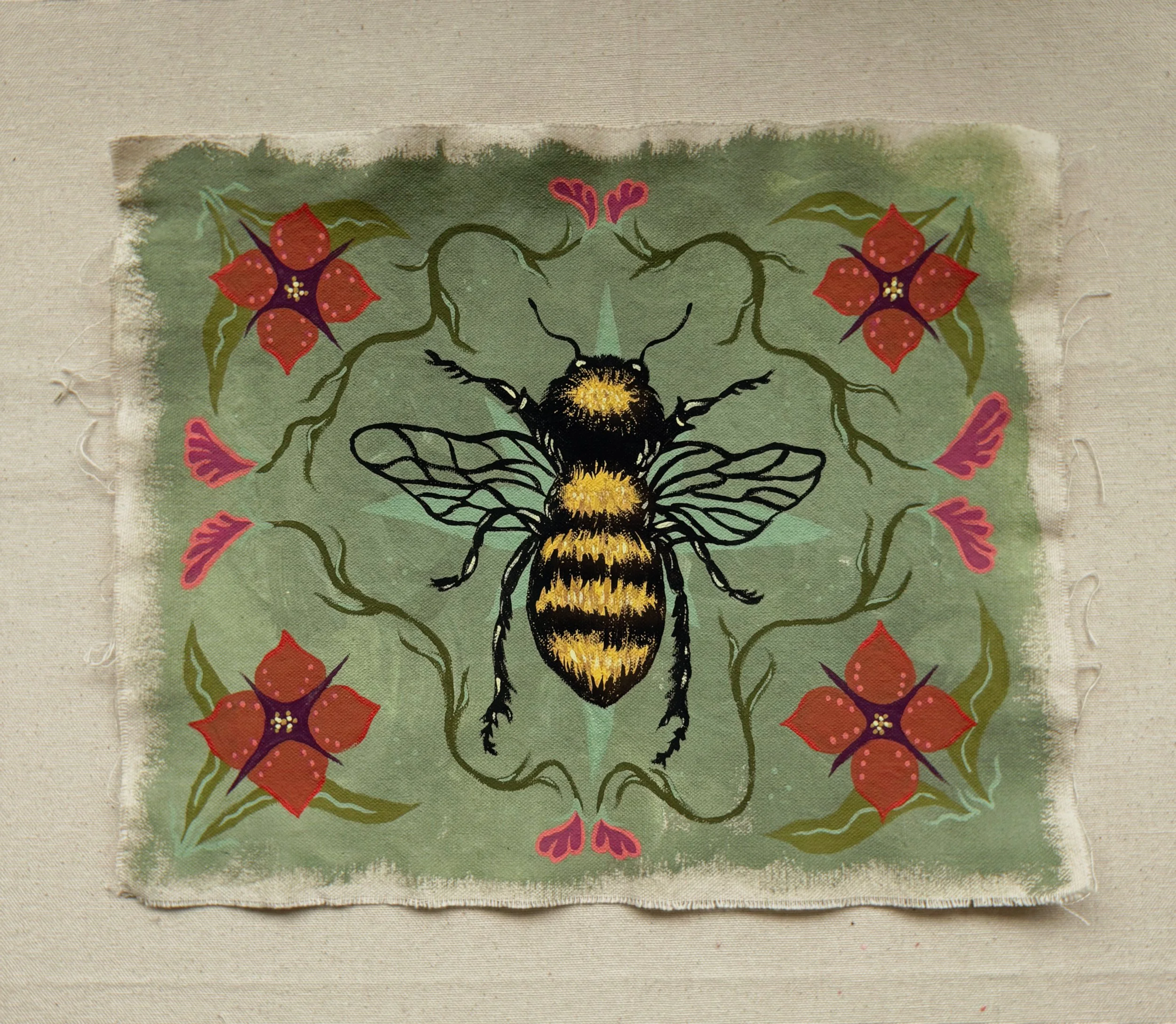 Honey & Thorn Original Canvas Cloth.JPG