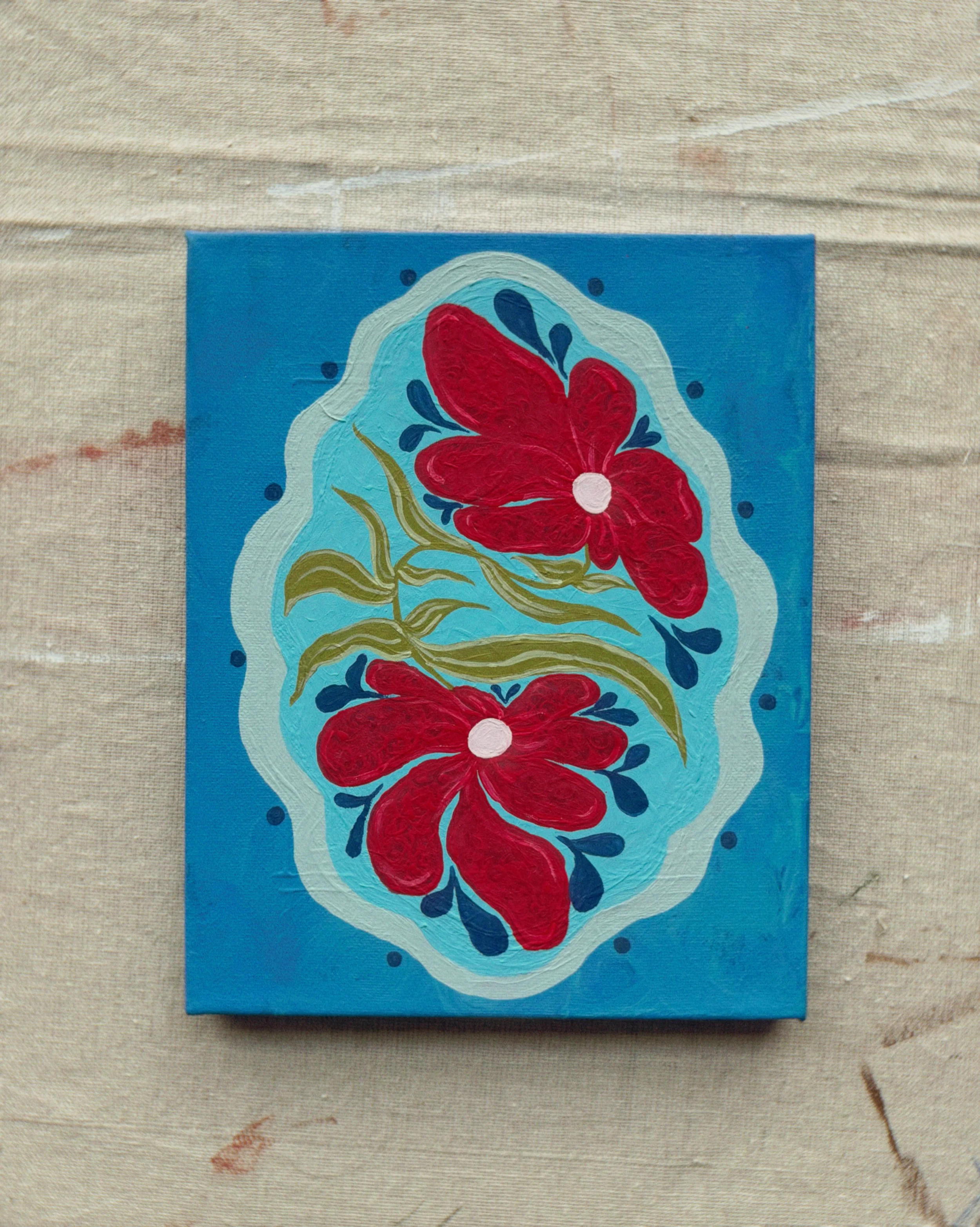 "A Place For Two Blooms"