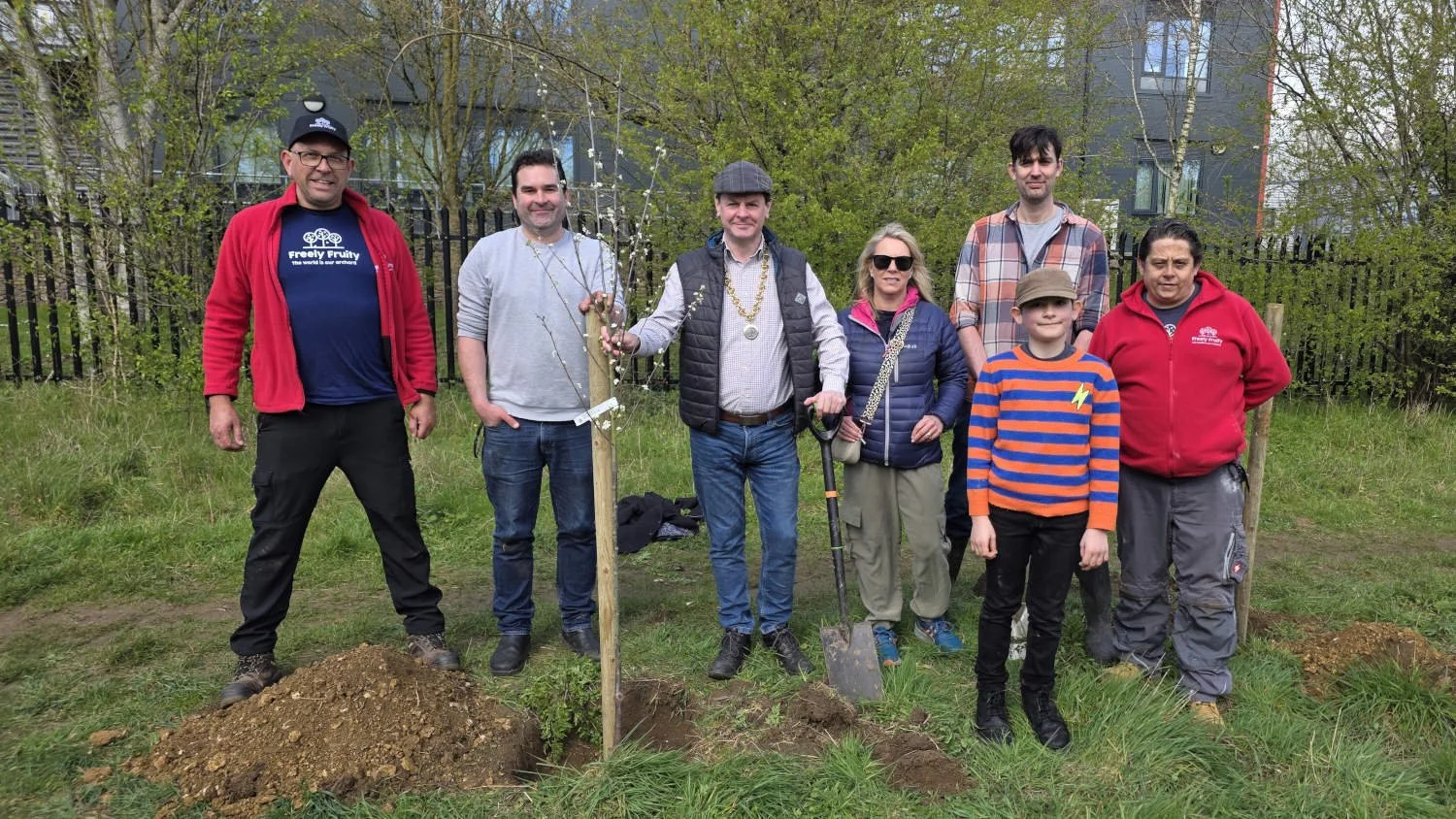 Rooted Chippenham Lords Mead community orchard opening