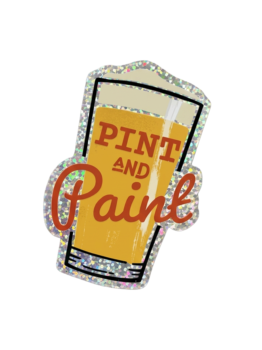 The Pint Sparkle Sticker