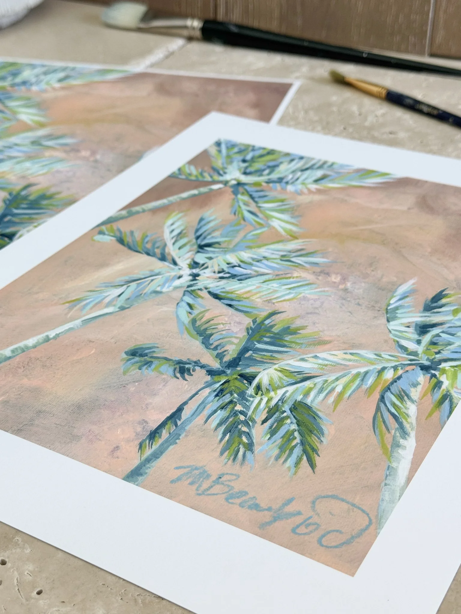 Peach Palms-Florida Palms Print-Doris & June-4.jpg