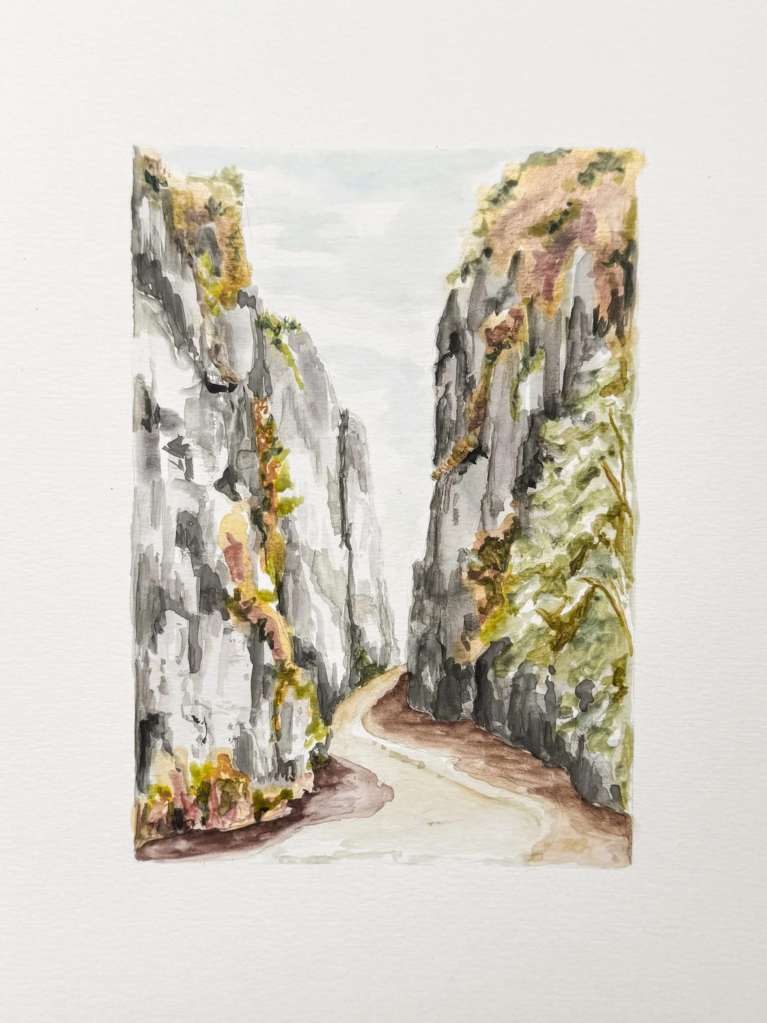 Between Two Mountains