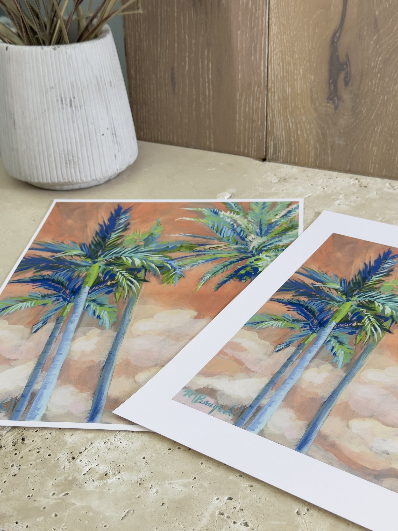 Sunset Palms-Florida Palms Print-Doris & June-1.jpg