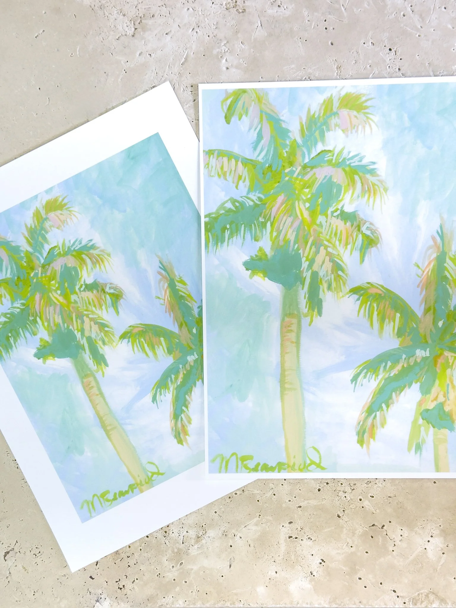 Double Mint Palms -Florida Palms Print-Doris & June-4.jpg