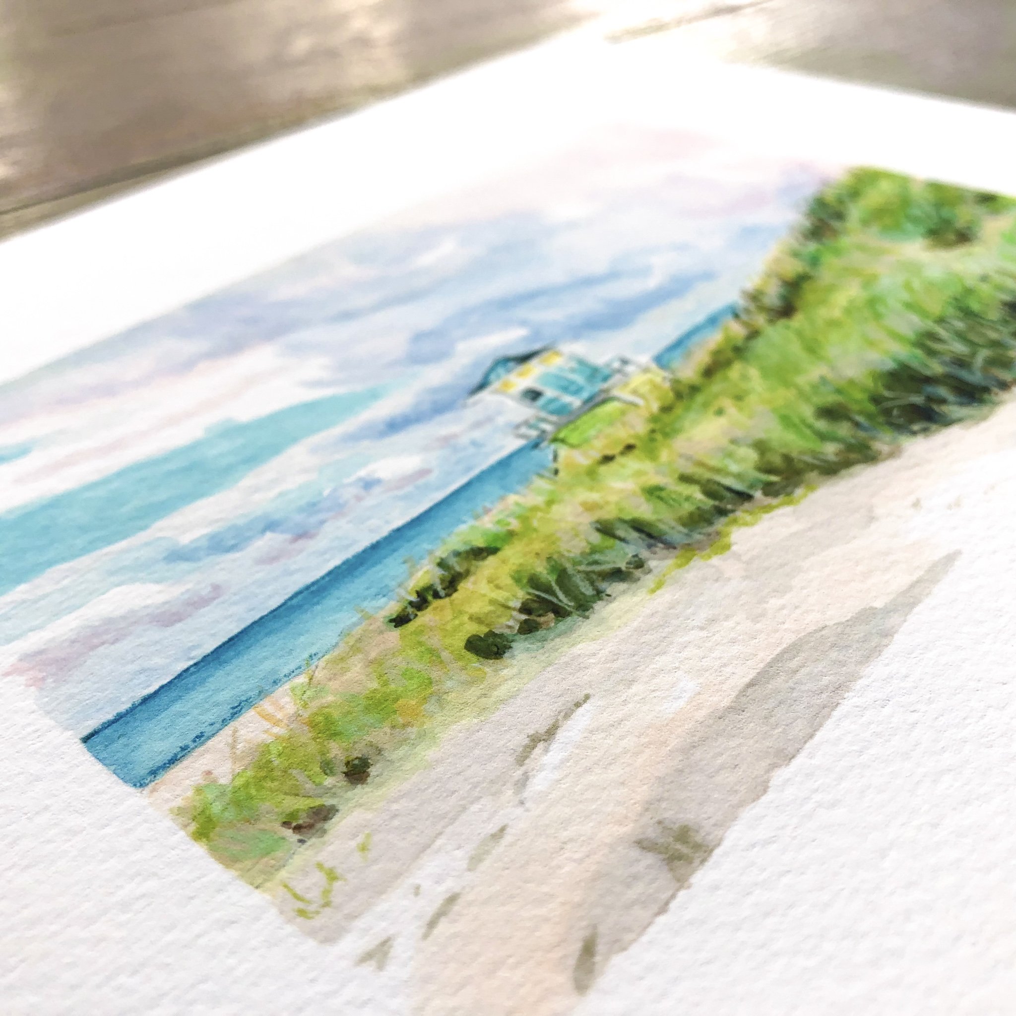 Atlantic Watch-Florida beach watercolor landscspe print - Croatia-Doris & June-3.JPG