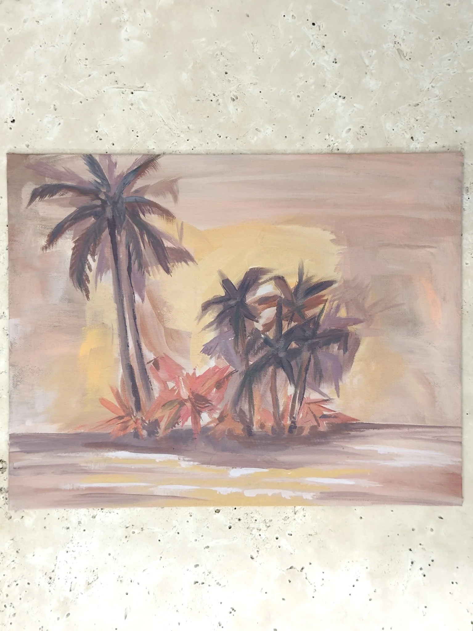 Dusty Rose Palms