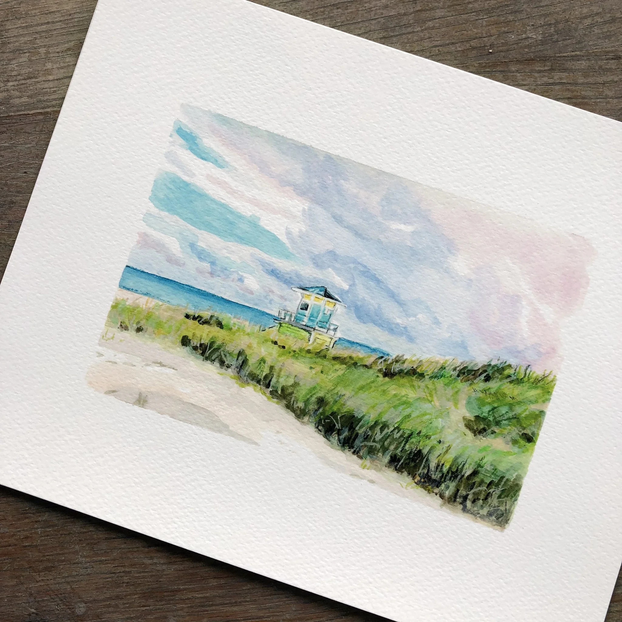 Atlantic Watch-Florida beach watercolor landscspe print - Croatia-Doris & June-1.jpg