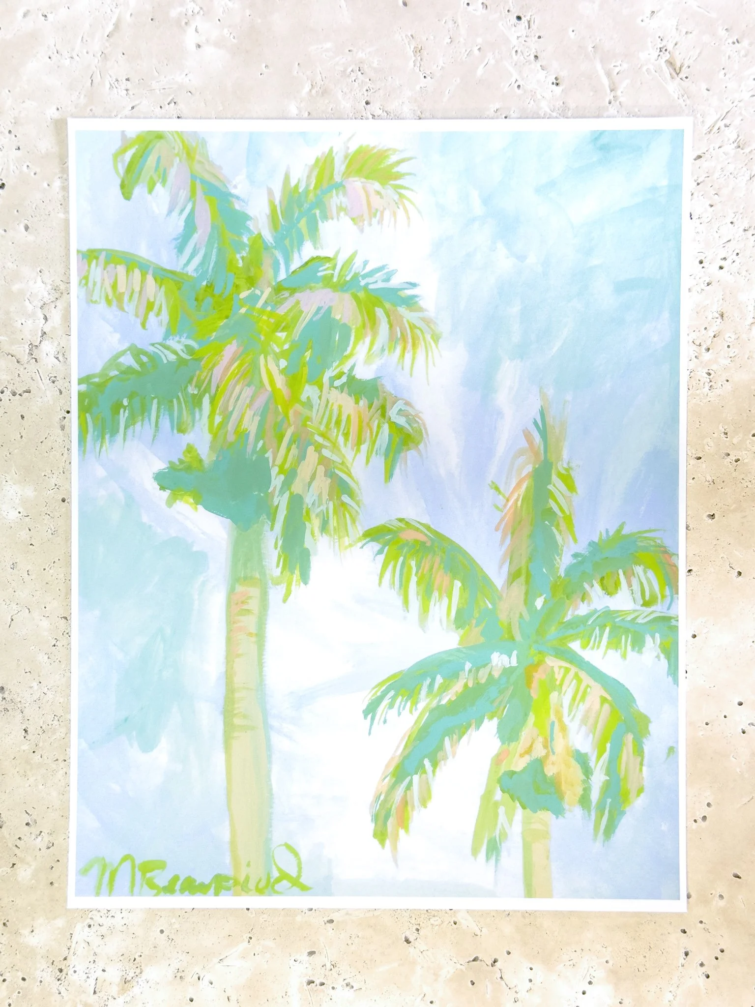 Double Mint Palms -Florida Palms Print-Doris & June-6.JPG