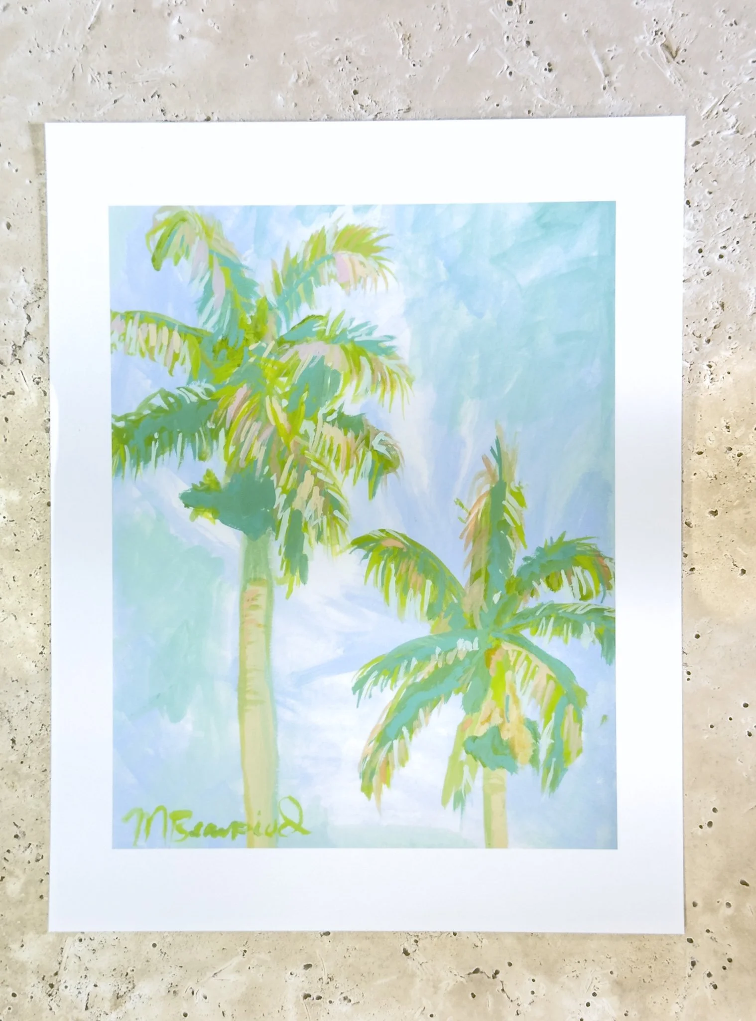 Double Mint Palms -Florida Palms Print-Doris & June-5.jpg