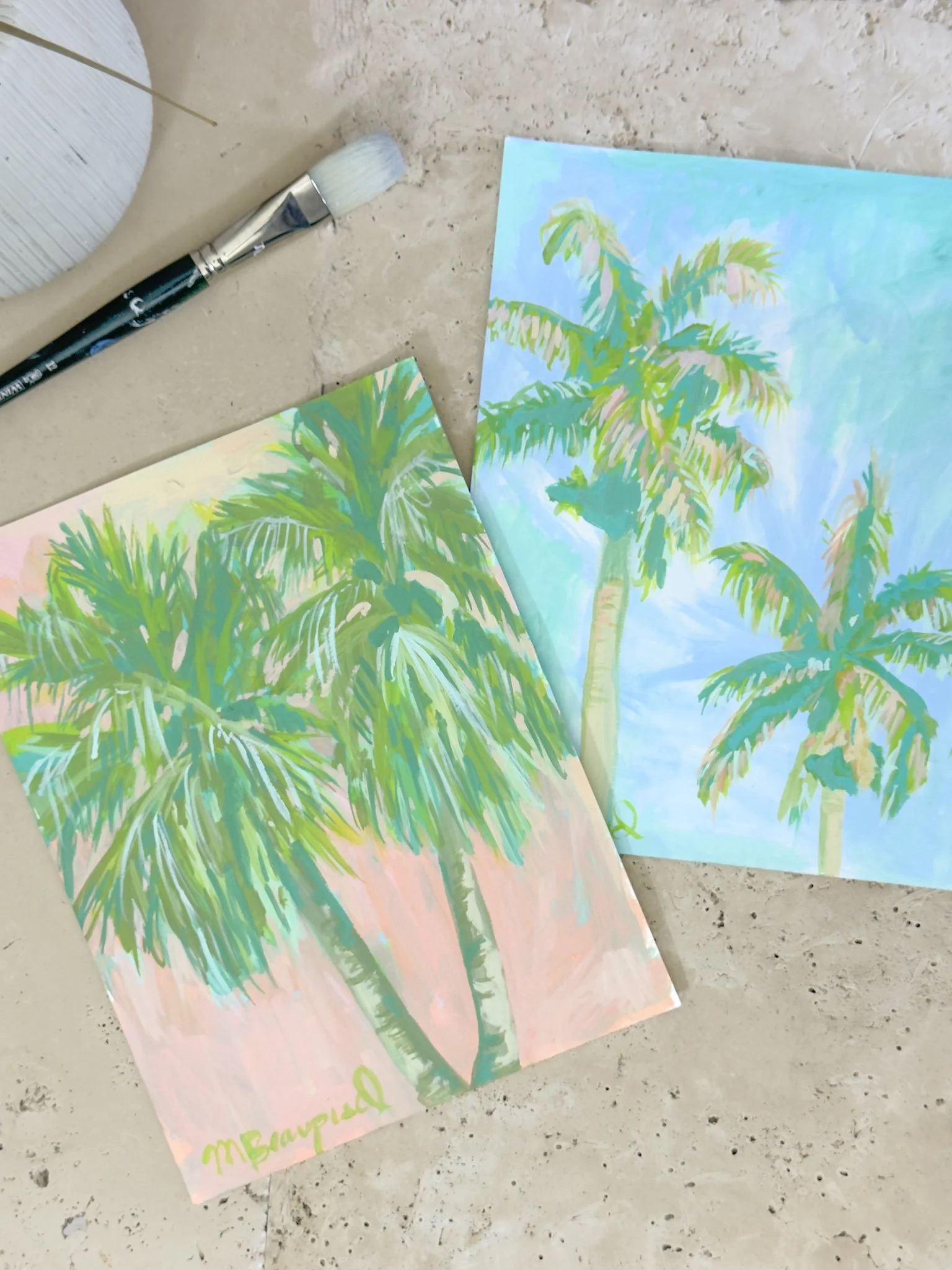 Palm Painting Set- Florida Palms Print-Doris & June-3.jpg