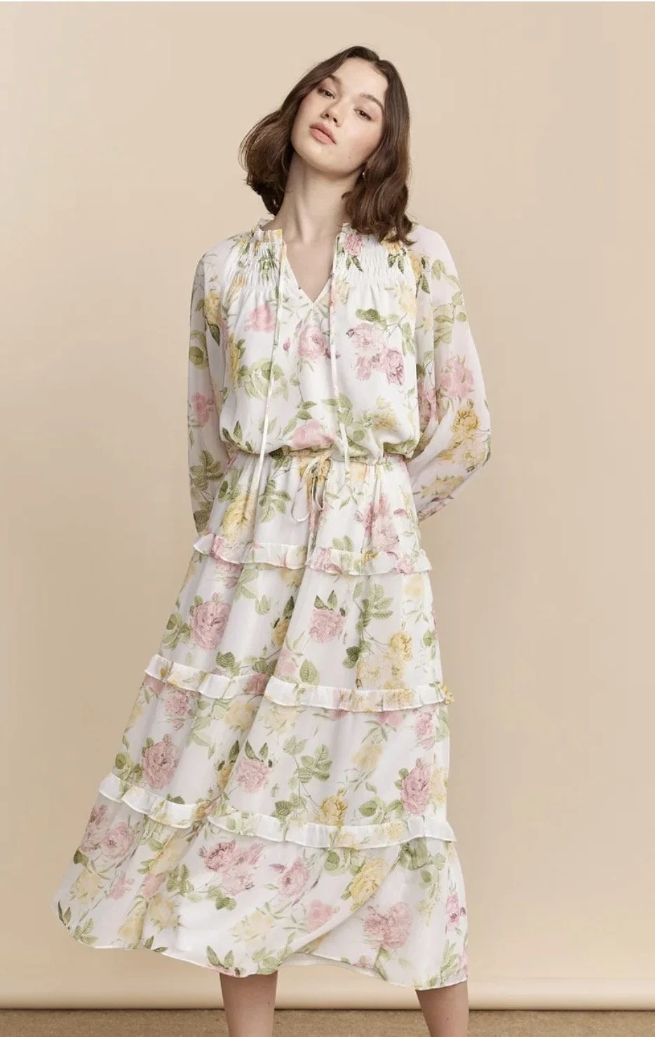 Robe à volants