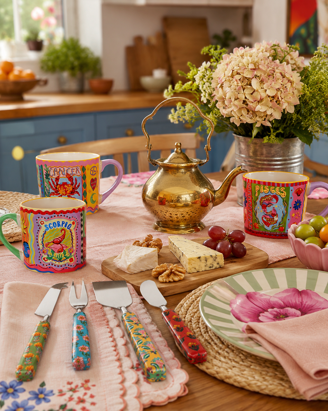 Table colorée