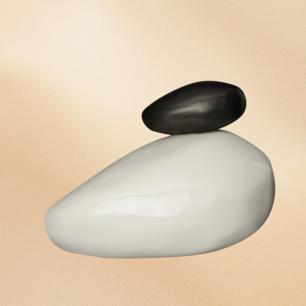 Lesklá bílá