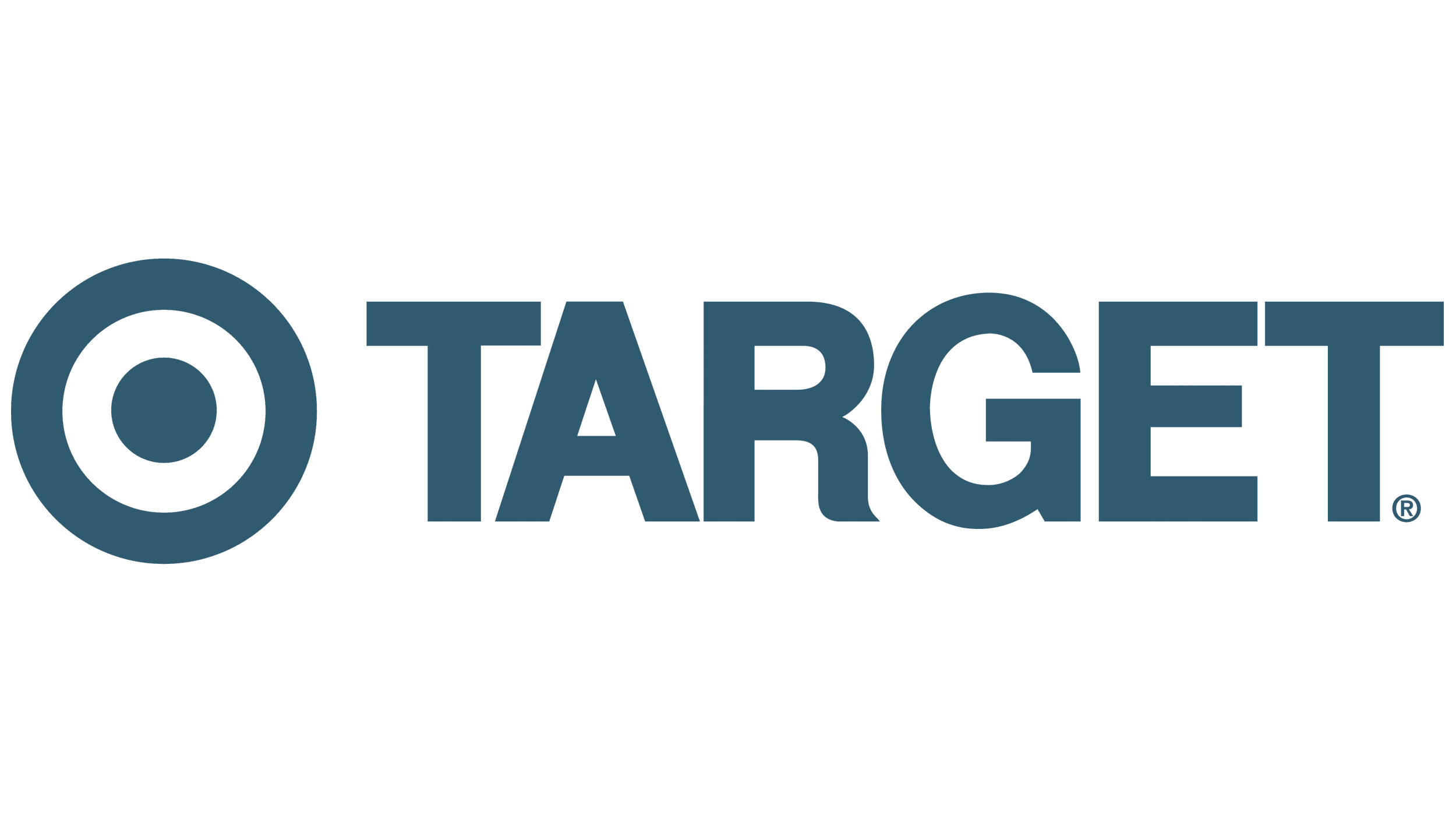 Target logo with blue bullseye and the word TARGET in bold blue letters.