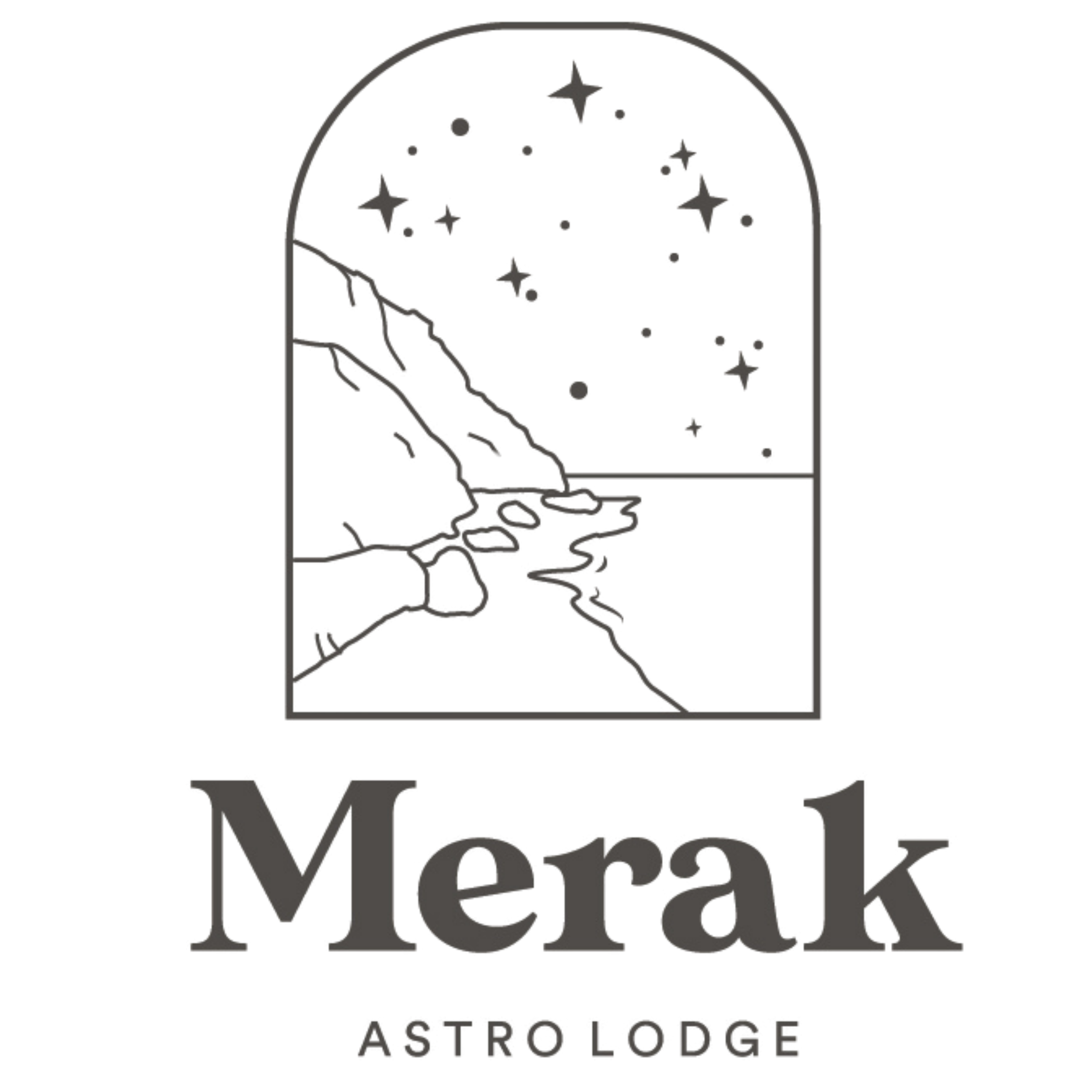 Logo of Veno's Astro-Lodge, featuring a large star within a circular design, with the words 'Veno's Astro-Lodge' and 'Astro-Lodge' underneath.